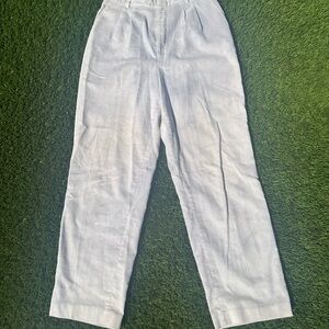 Chic White Corduroy Trousers